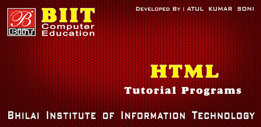 HTML Tutorial Programs PC screenshot