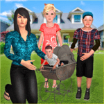 Virtual Single Mom Simulator: Family Mother Life icon