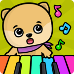 Kids piano icon