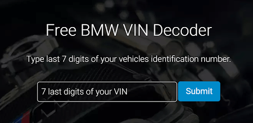 Bimmer VIN Decoder for BMW PC screenshot Bimmer VIN Decoder for BMW PC screenshot
