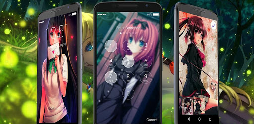 Anime Girls Lock Screen PC screenshot