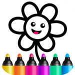 Toddler Drawing Academy! Coloring Games for Kids! icon