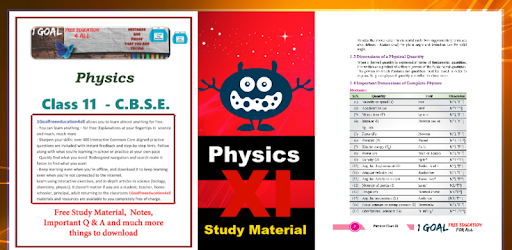 Physics Class-11 PC screenshot