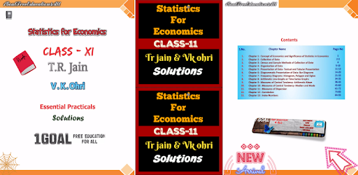 Economics Class-11 Statistics(TR Jain) PC screenshot