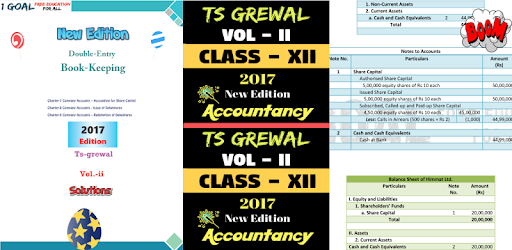 Account Class-12 Solutions (TS Grewal Vol-2) 2017 PC screenshot