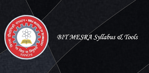 BIT Mesra Syllabus & Tools PC screenshot