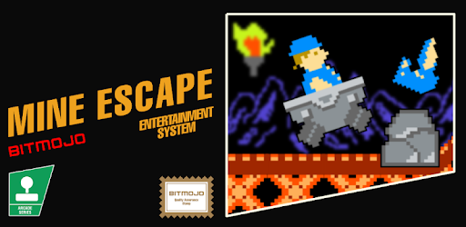 Mine Escape (8-Bit retro game) PC screenshot