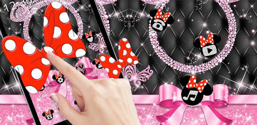 Black Cartoon Mouse Bowknot Theme PC screenshot Black Cartoon Mouse Bowknot Theme PC screenshot