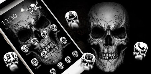 Black Death Skull Theme PC screenshot Black Death Skull Theme PC screenshot