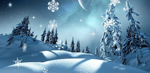 Winter Night Wallpaper PC screenshot