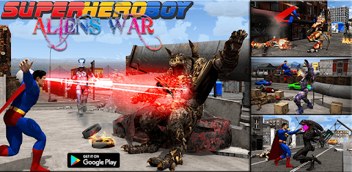 Superboy Aliens War PC screenshot Superboy Aliens War PC screenshot