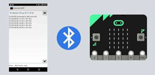 micro:bit UART Terminal PC screenshot micro:bit UART Terminal PC screenshot