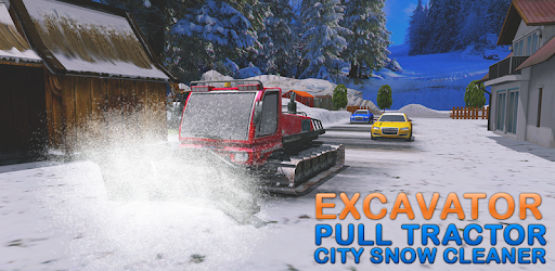 Excavator Pull Tractor: City Snow Cleaner PC screenshot