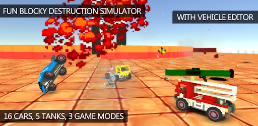 Blocky Car Crash PC screenshot Blocky Car Crash PC screenshot
