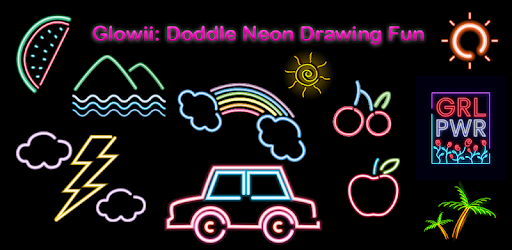 Glowii: Easy Neon Doodle Drawing PC screenshot