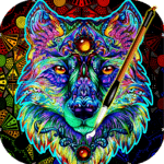 Coloring Book For Adults Free - ColorWolf icon