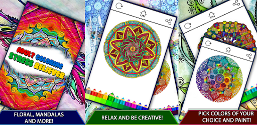 Adult Coloring Stress Reliever PC screenshot Adult Coloring Stress Reliever PC screenshot