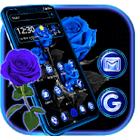 Romantic Blue Rose Theme icon