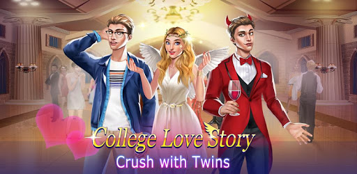 College Love Story ❤ Crush on Twins! Girl Games PC screenshot