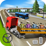 Bicycle Transport Truck Drive 2018 icon