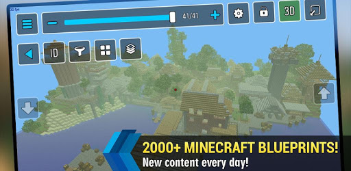 MCProApp build companion, blueprints for Minecraft PC screenshot