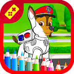 Best Coloring Book Dogs icon