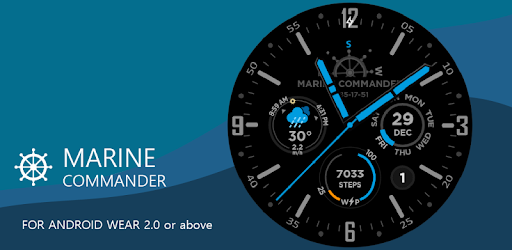 Marine Commander Watch Face for WearOS PC screenshot