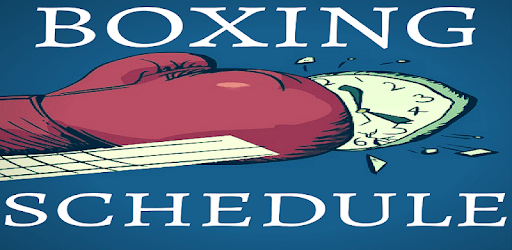 Boxing Schedule PC screenshot
