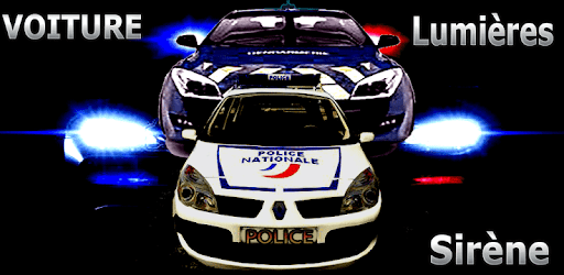 Police Car France Whit Siren & Lights PC screenshot