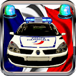 Police Car France Whit Siren & Lights for PC