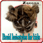 Braid hairstyles for kids icon