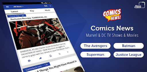 Super Heroes & Comics News PC screenshot Super Heroes & Comics News PC screenshot