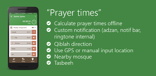 Prayer times, Qiblah, Adzan PC screenshot