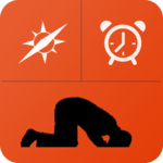 Prayer times, Qiblah, Adzan icon