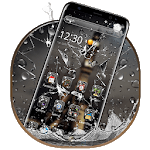 Broken Glass Rain Drop Theme icon