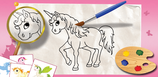 Unicorn coloring book for kids PC screenshot