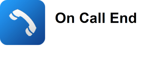On Call End (not call log) PC screenshot