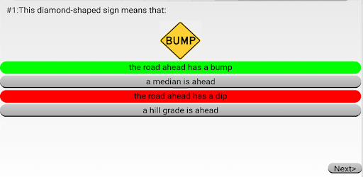 Connecticut DMV Practice Exams PC screenshot