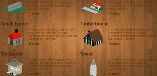 Brick building examples PC screenshot Brick building examples PC screenshot