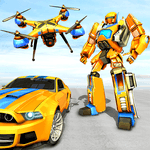 Drone Robot Car Game - Robot Transforming Games icon