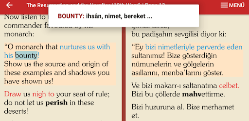 Risale-i Nur Read&Listen English-Turkish-Arabic PC screenshot