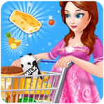 Pregnant Mom Food Shopping icon