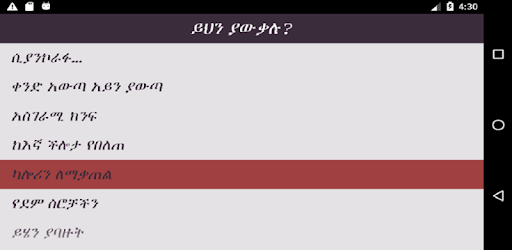 Ethiopian Zinik PC screenshot