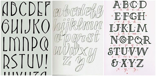 Calligraphy Lettering Fonts PC screenshot