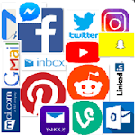 Popular Social media and Emails icon