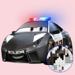 Cars Color By Number, Cars Coloring Pages for PC