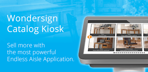 Wondersign Catalog Kiosk PC screenshot