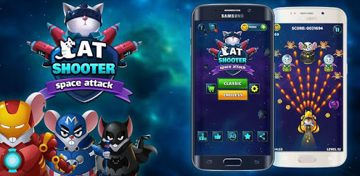 Cat Invaders -  Galaxy Attack Space Shooter PC screenshot