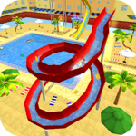 Aqua Waterslide Rush Racing icon