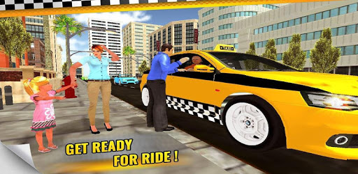 City Taxi Driver: Yellow Cab Crazy Car Driving PC screenshot